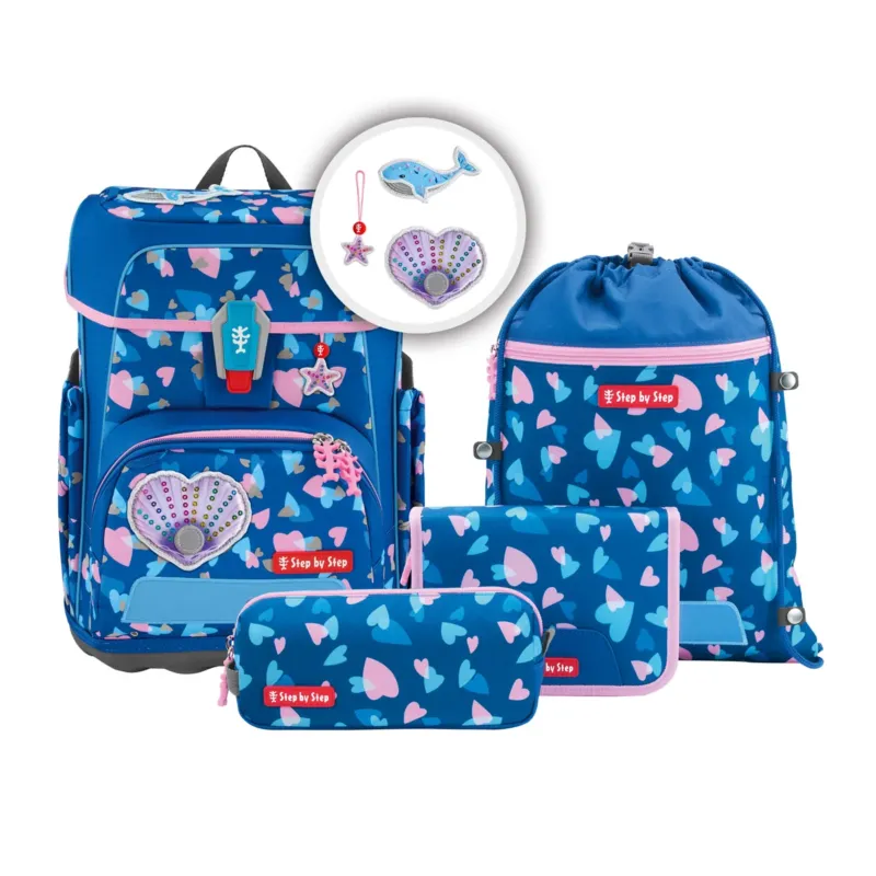 Schulranzen-Set CLOUD REFLECT Seashell Pearl 5-teilig