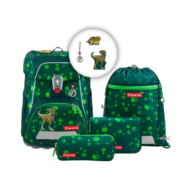 Schulranzen-Set FIT Dino Targo, 5-teilig