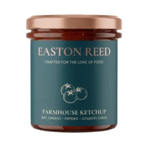 Easton Reed Farmhouse Ketchup im Glas – klassischer, vollmundiger Gourmet-Tomatenketchup aus hochwertigen Zutaten