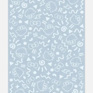 Hello Kitty Comic Rauchblau Teppich - Teppana