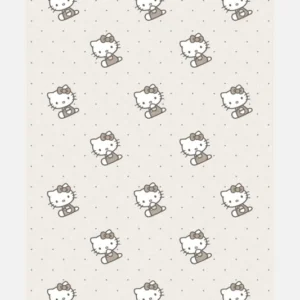 Hello Kitty Polkadot Mandel Teppich - Teppana