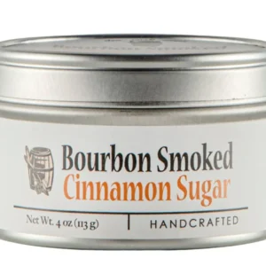 Bourbon Smoked Cinnamon Sugar von Bourbon Barrel Foods bei American Heritage – geräucherter Zucker mit Zimt für Desserts, Kaffee, Tee & Cocktails.