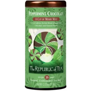 Chocolate Peppermint Tea von The Republic of Tea – koffeinfreier Schoko-Pfefferminz-Tee