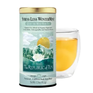 Stress Less WinterMint von The Republic of Tea kaufen ☆ Kräutertee ☆ erfrischend-zitronige Aromen ☆ für die innere Balance ☆ internationaler Versand