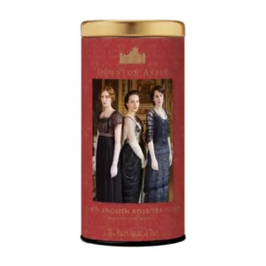 Downton Abbey English Rose Tea von The Republic of Tea ☆ Metalldose mit 36 Beuteln ☆ leichter Früchtetee ☆ Himbeeren, Hibiskus, Hagebuttenrinde & Rosenblättern ☆Jetzt bestellen!