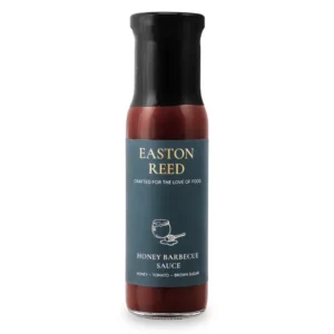 Honey Barbecue Sauce mit Honig, Tomate, braunem Zucker und feinen Gewürzen. Die perfekte BBQ-Sauce für Wings, Burger und Grillabende