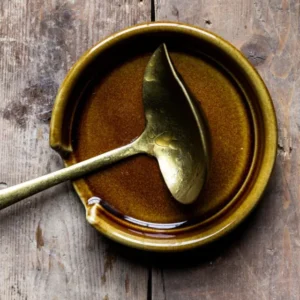 Sauce spoon, NVDaily, Antique gold finish