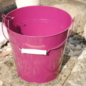 Zinkeimer farbig lackiert 24cm ca.5ltr. in zwei hübschen Farben wählbar