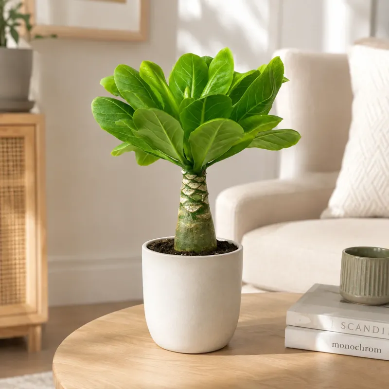 Hawaii Palme Brighamia Insignis ca. 35 cm Exotische Zimmerpflanze Pflegeleicht