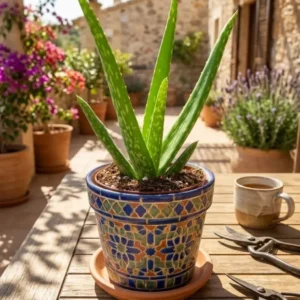 Echte Aloe Vera medizinisch Kosmetik 25cm sehr üppige Pflanzen im 12er Topf
