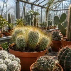 Mammillaria spinosissima Kaktus 14er Topf lange gekrümmte Dornen Gruppe K 39