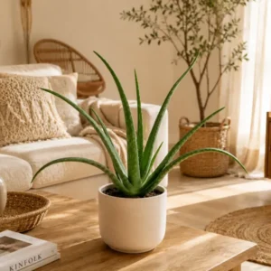 Echte Aloe Vera Pflanze ca. 40 cm Heilpflanze Sukkulente pflegeleicht Bad Büro