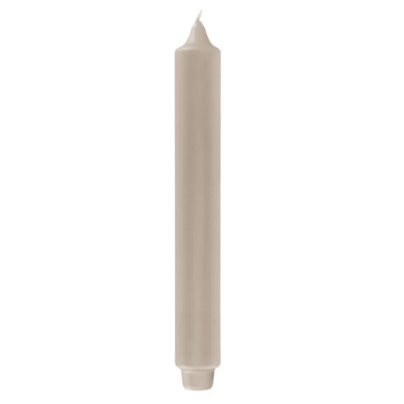 CANDLE metallic Stabkerze stein