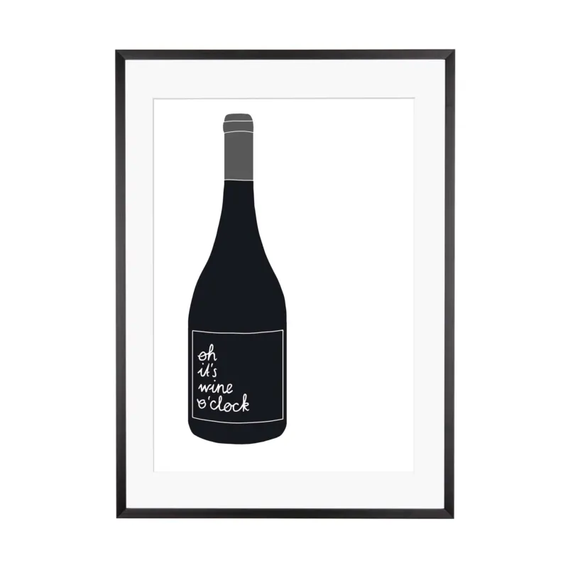 Illustration | Oh it's wine o'clock