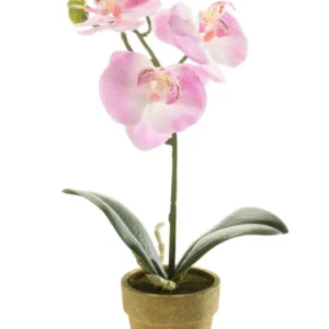 Orchidee künstlich - 1 Topf - Rosa