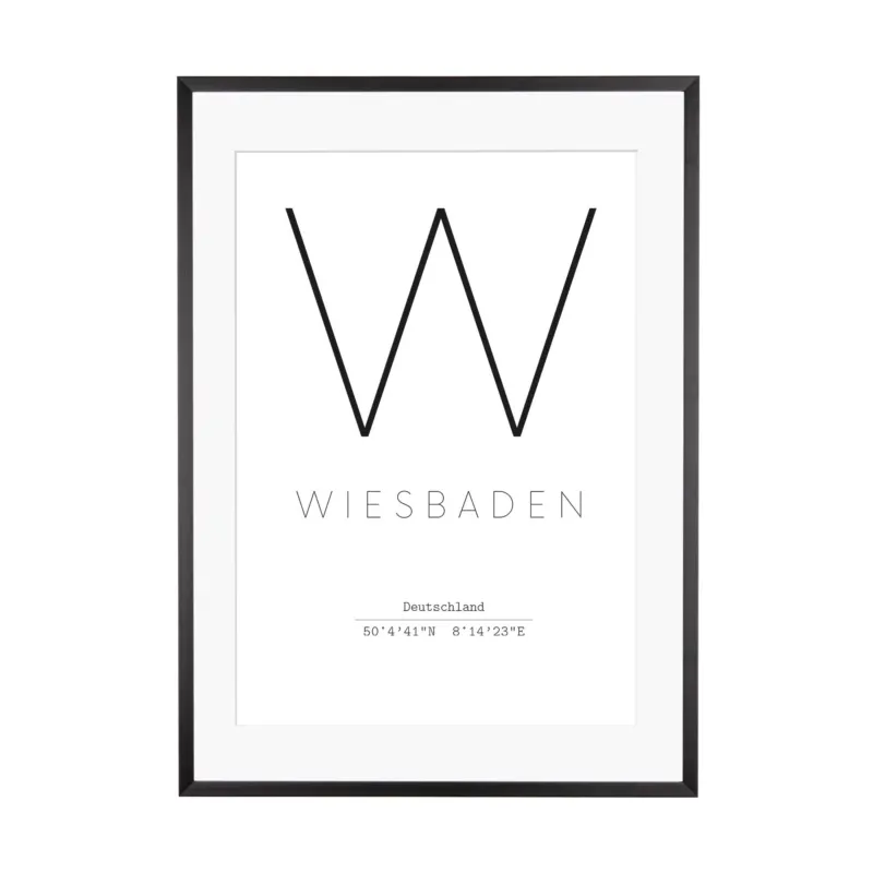 Print personalisierbar | Koordinaten Wohnort