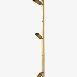 BRAGI wall lamp, 3 spots - brass