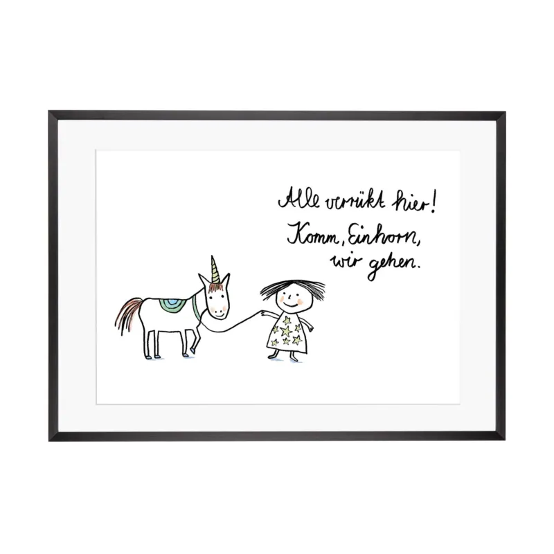 Illustration | Komm Einhorn wir gehn