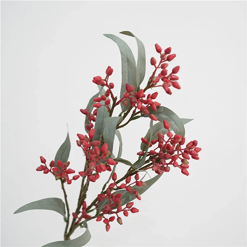 Eukalyptusfrucht 76cm, hochwertige Kunstpflanze, realistische Optik, ideal für Hochzeiten, Cafés, Einzelhandel, langlebige Dekoration