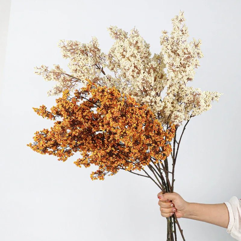 Künstliche Fruchtzweige aus Schaumstoff, 88 cm, Realistische Deko-Früchte, Grünpflanzen für Hochzeit, Dekoration, Büro, Zuhause