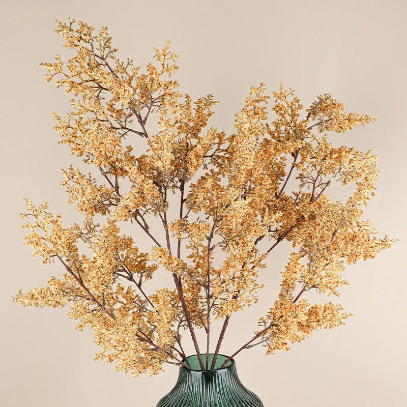 Künstliche Raureifblüten aus Schaumstoff, 108 cm, realistisch, für Hochzeit, Hotel, Festdekoration, ganzjährig