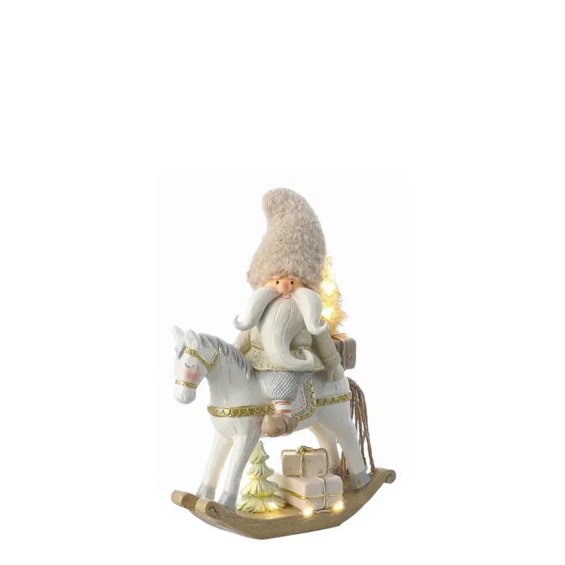 Figurine Père Noël Play avec LED