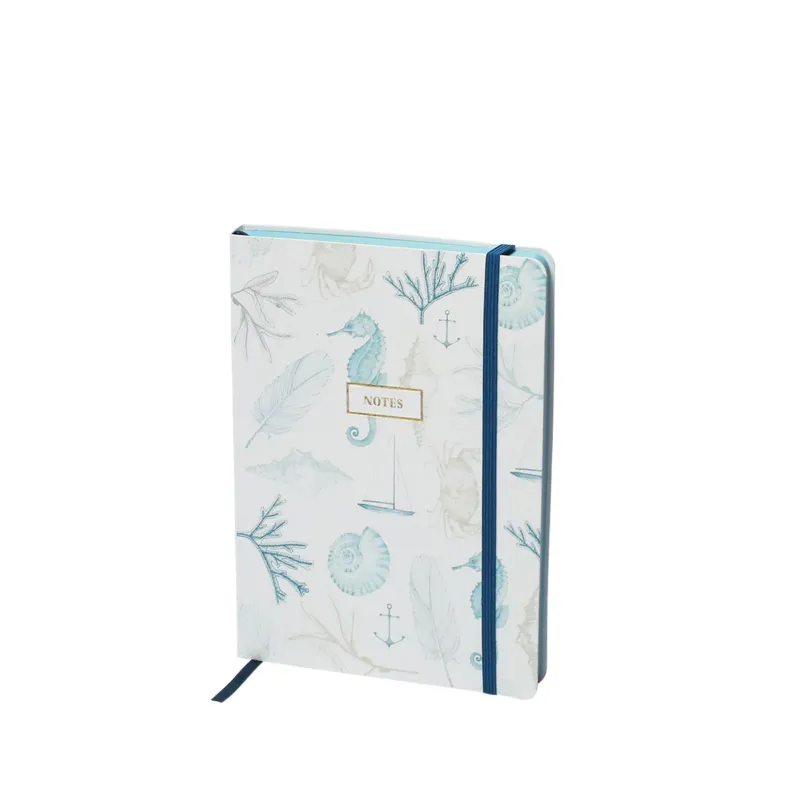 Notizbuch „Meer Liebe“ | A5 | Soft Cover | Mit Gummizug | Meerestiere