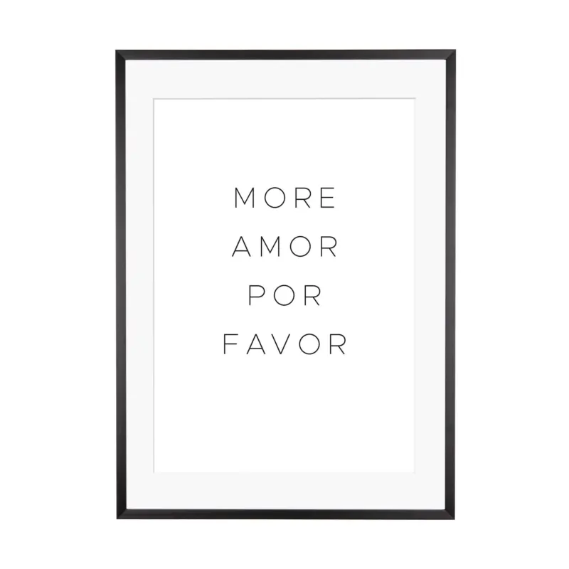 Art Print | more amor por favor