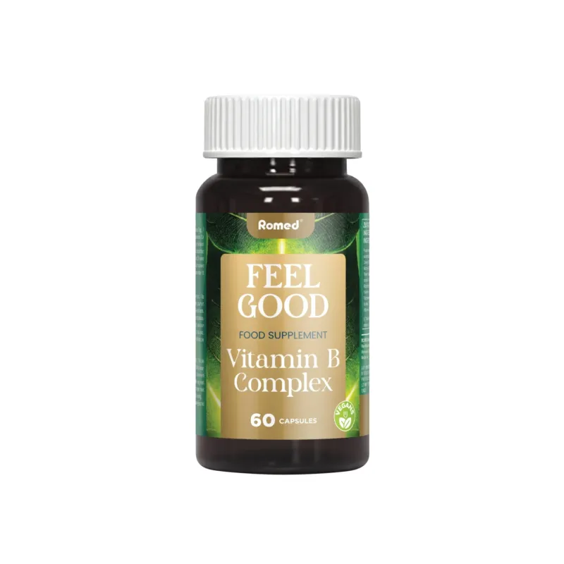 Romed FEEL GOOD Vitamin B Complex Nahrungsergänzungsmittel, 60 Kapseln