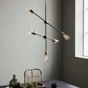 Lampe, HDMolecular, Sort/Messing