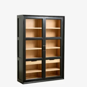 VIVA wall cabinet, 2 doors - black
