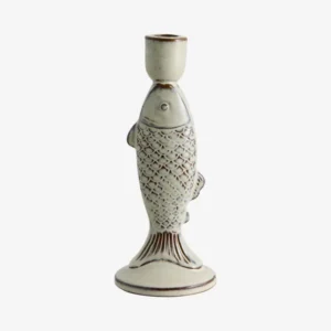 PISCULUM candle holder, L - ivory