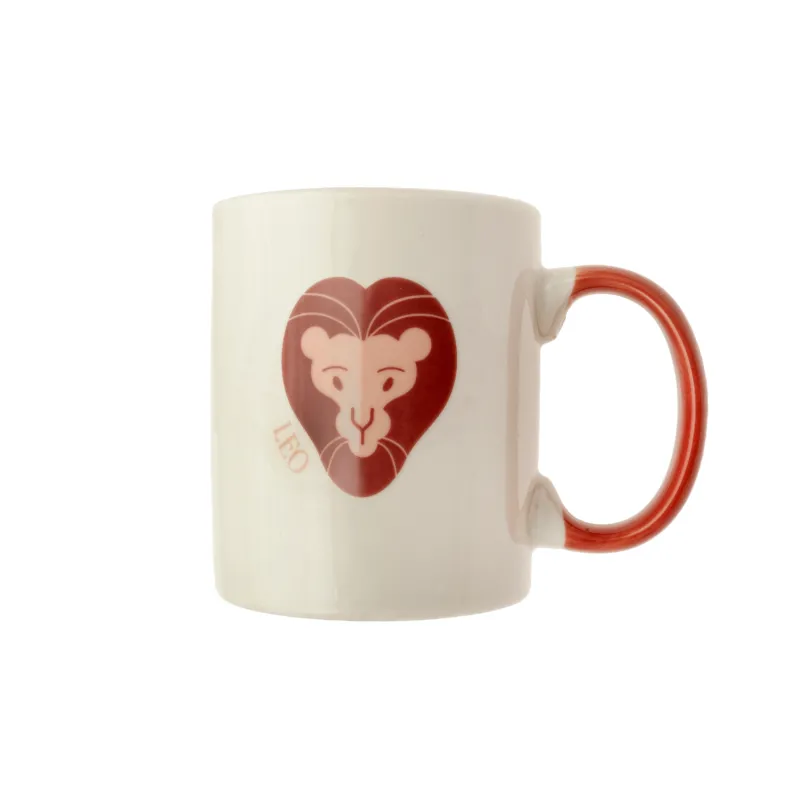 Taza Zodiaco Leo 8X9,5Cm 330Ml Bl.