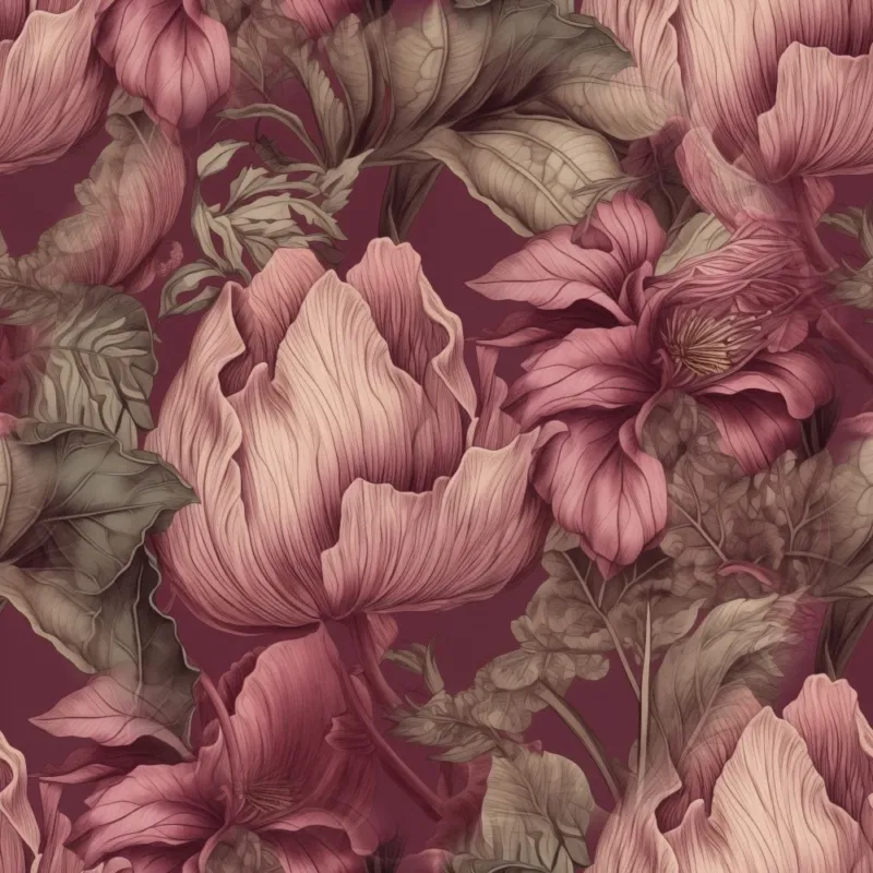 Watercolor Botany Floral peonies Art 18