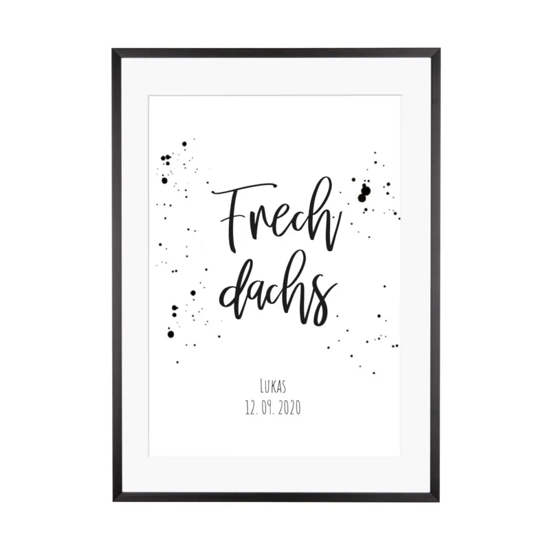 Illustration personalisierbar | Frechdachs