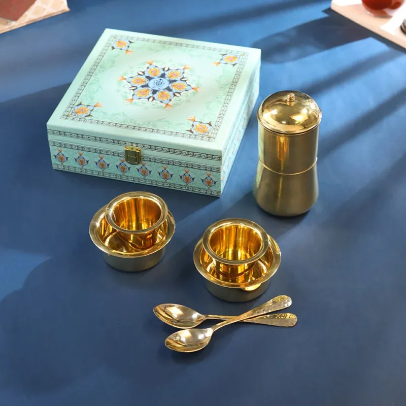 Coffee Maker and Davara Set Gift Hamper