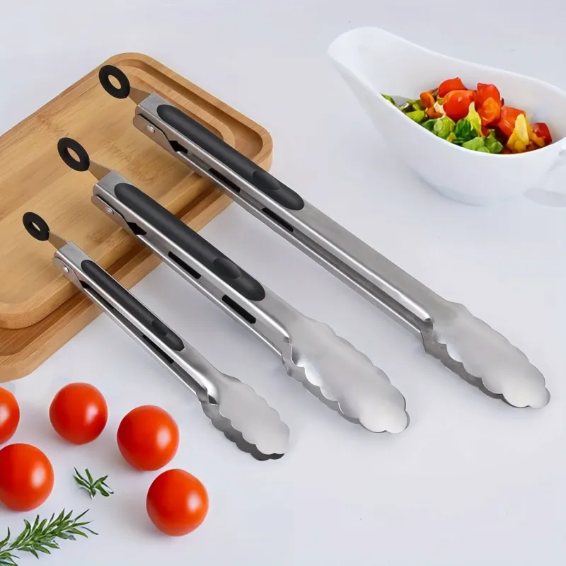 TONGIX – Stainless Steel Locking Kitchen Tongs