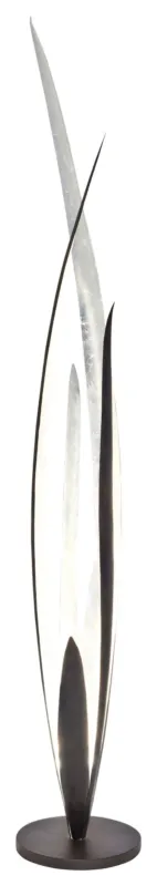 Stehleuchte Palustre 165 cm Silber von Holländer, dekorative Eisen-Stehleuchte für Wohnbereich und Lesezonen