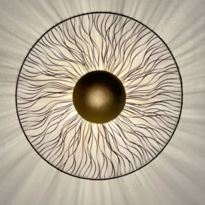 Wandlampe Valentina Due 6-flammig Rund Ø 60cm Gold (2)