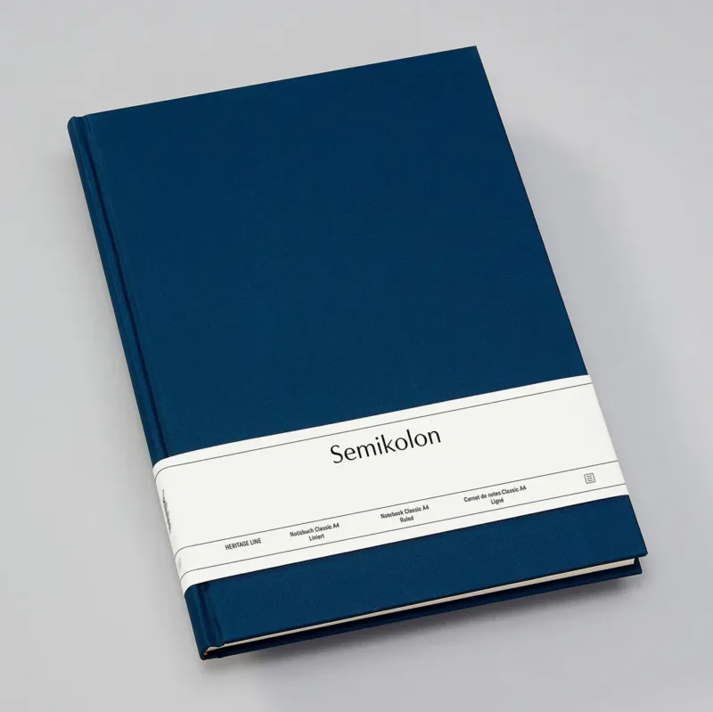 Notizbuch Classic A4, 21,7x30,5 cm, 176 Seiten