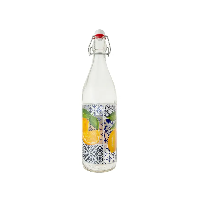 Botella vidrio 0.5lt lory c/tapa unico