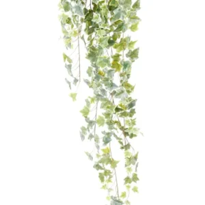 Efeuhänger künstlich Hänger 120 cm - 1 Steckstab - Grün / weiß