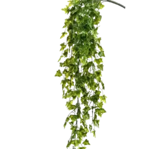 Künstlicher Hänge-Efeu - Kenan, 75 cm, Kunstpflanze von aplanta, UV-beständig, Steckpflanze, in Natur, für draußen
