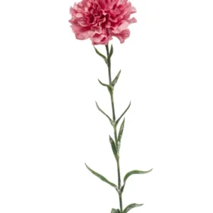 Nelke künstlich 67 cm - 1 Stiel - Vintage rosa