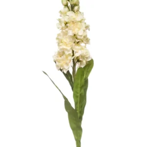 Levkoje künstlich 80 cm - 1 Stiel - Creme