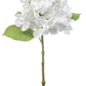 Hortensie künstlich 47 cm - 1 Kopf - Weiss