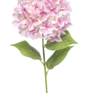 Hortensie XXL künstlich 90 cm - 1 Kopf - Hellrosa