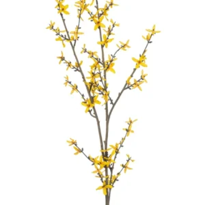 Forsythie künstlich 110 cm - 1 Zweig - Gelb