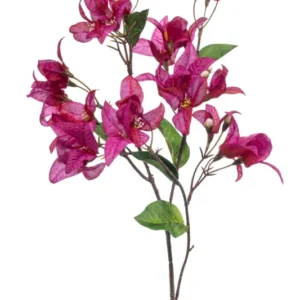 Bougainvillea künstlich 68 cm - 1 Zweig - Fuchsienrot