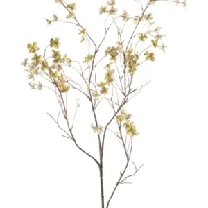 Hortensienblüte künstlich 117 cm - 1 Zweig - Grün